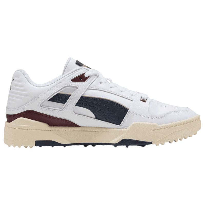 Puma Slipstream G Men's Golf Shoes (White/Deep Navy/Ruby Shimmer)