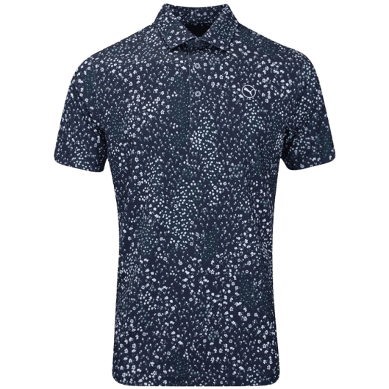 Puma Cloudspun Garden Men's Golf Polo (Navy)