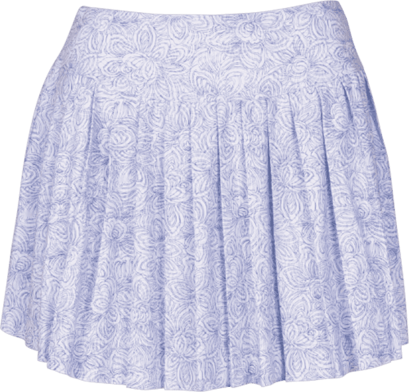 Greg Norman Azalea Print Ladies White Skort