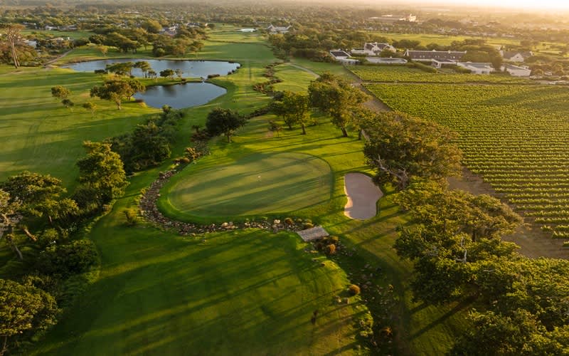 The Flook Steenberg Experience - 18 Holes + Halfway House + Steenberg Tux Towel + Bottle of Steenberg Wine