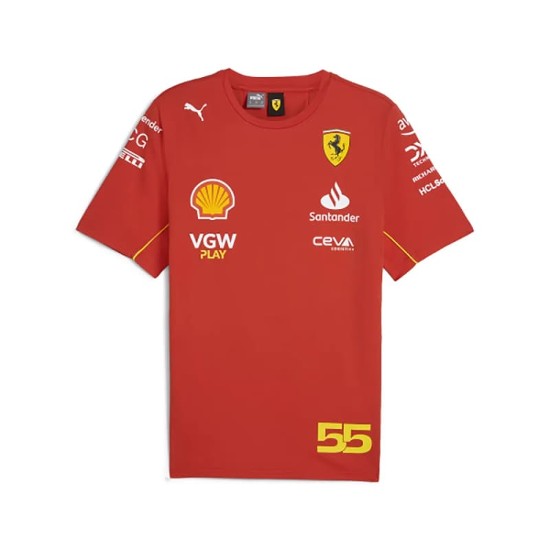 Men's Official Ferrari Sainz Tee Shirt 2024