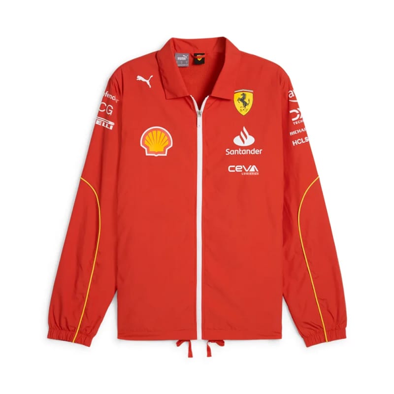 Men's Official Ferrari Team Coach Jacket 2024