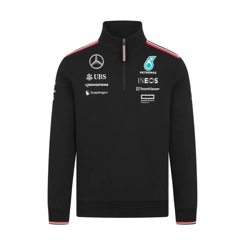 Men's Mercedes Team 1/4 Zip Sweatshirt 2024
