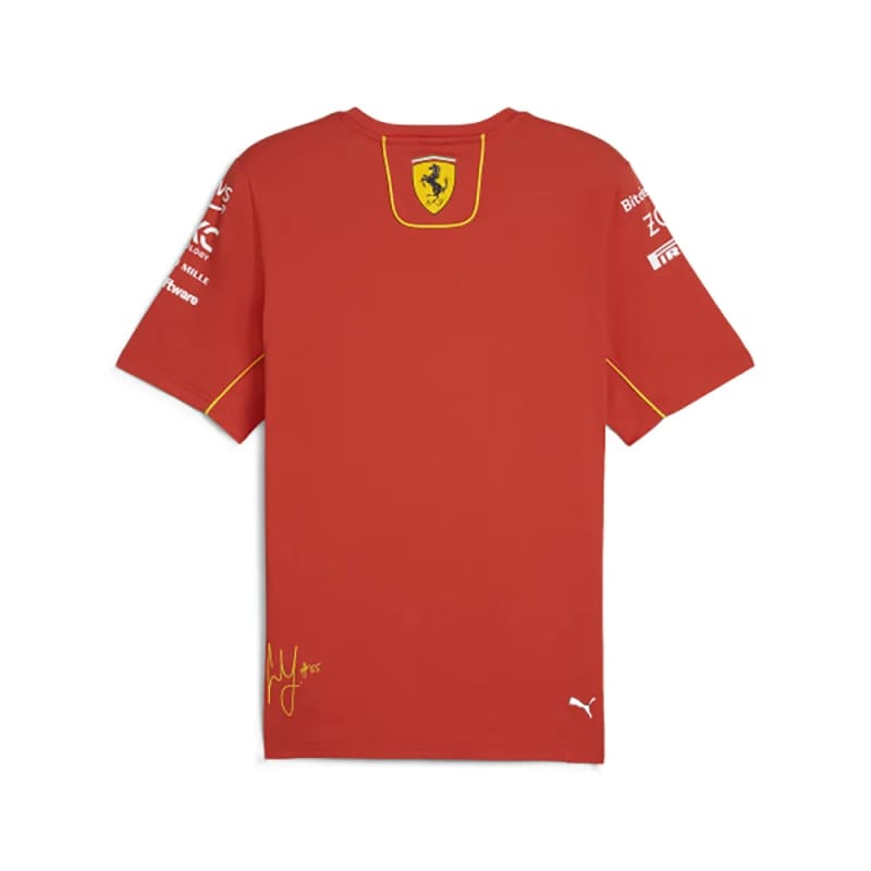 Men's Official Ferrari Sainz Tee Shirt 2024