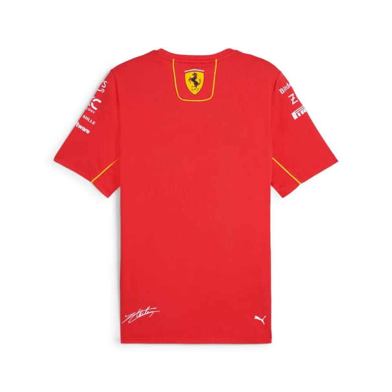 Men's Official Ferrari Leclerc Tee Shirt 2024