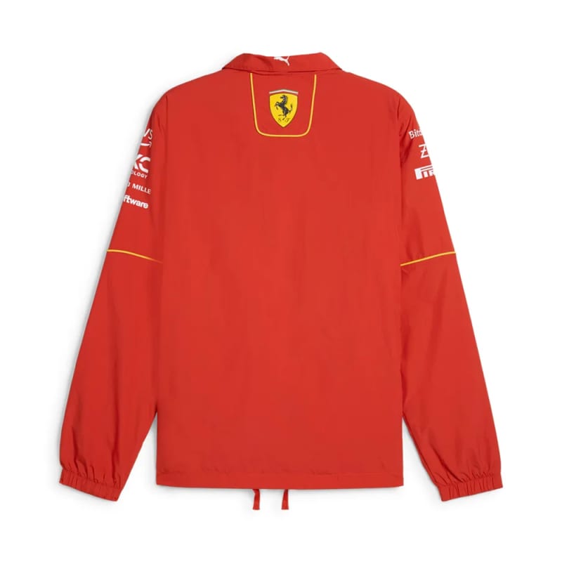 Men's Official Ferrari Team Coach Jacket 2024