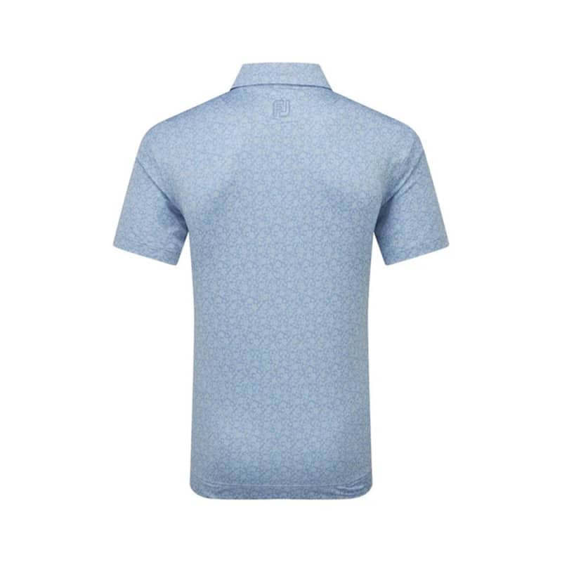 Men's Painted Floral Lisle Polo