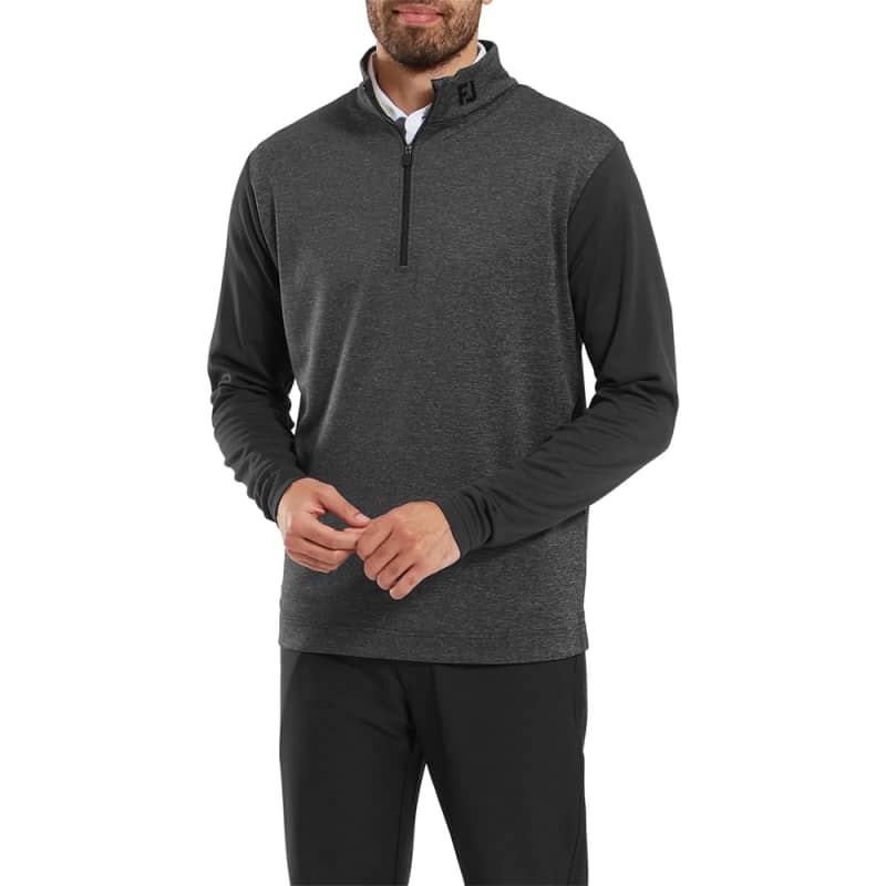 Men's Tonal Heather Chill-Out Zip Pullover