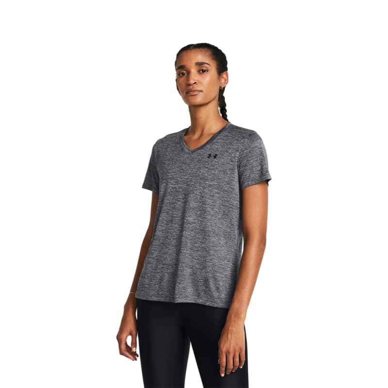 Ladies Tech Twist V-Neck Short Sleeve