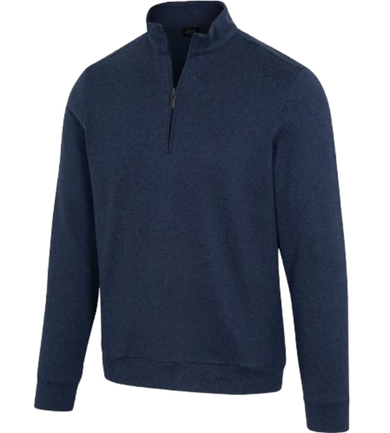 Greg Norman Men's Lined Quarter-Zip Wind Sweater 