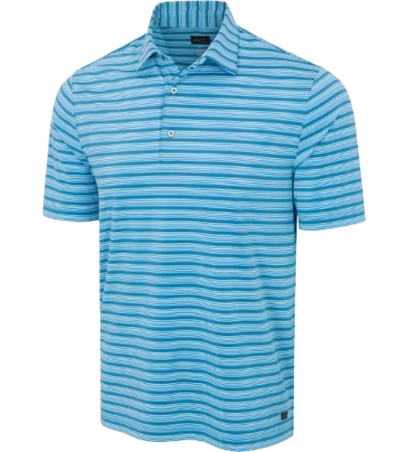 Greg Norman Stretch Panorama Men’s Striped Polo 