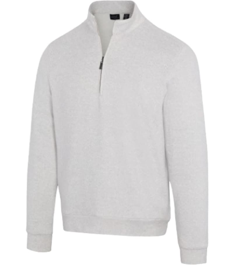 Greg Norman Lined Quarter-Zip Wind Sweater