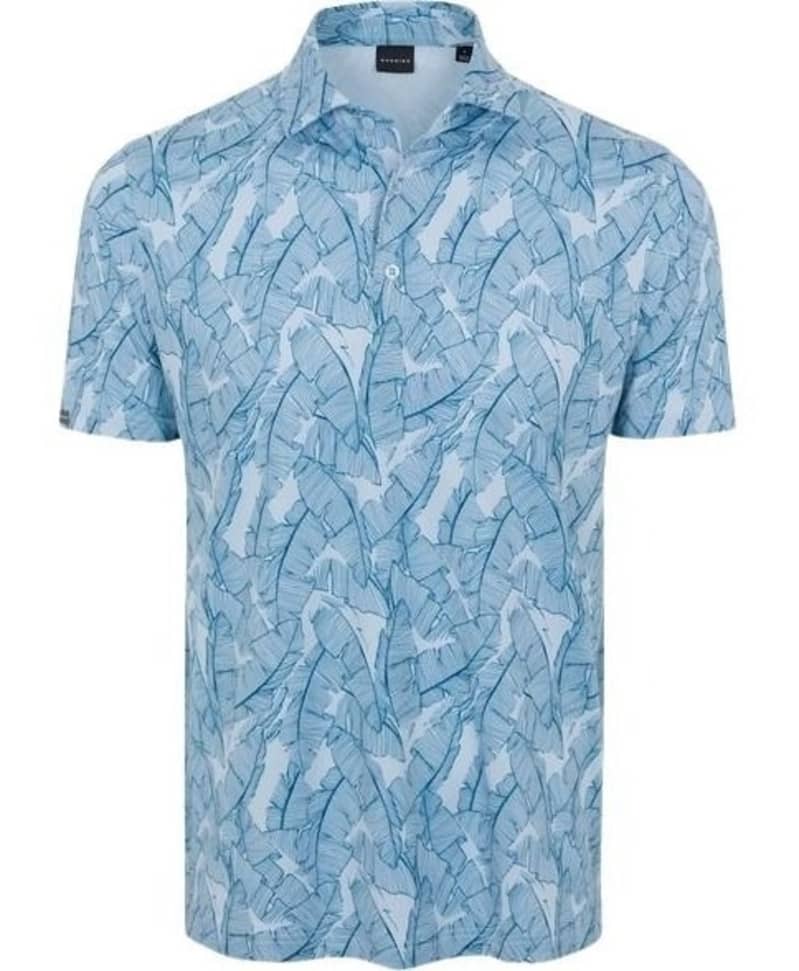 Dunning Harwick Ventilated Performance Men's Polo Blue