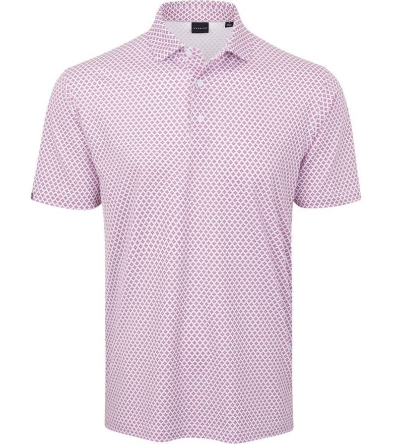 Dunning Erwick Ventilated Performance Men's Polo White
