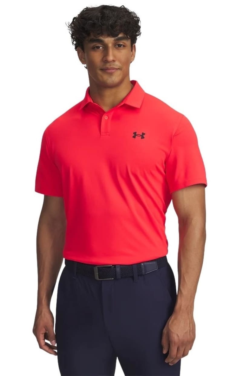 Under Armour Pique Men's Polo (Red/Black)