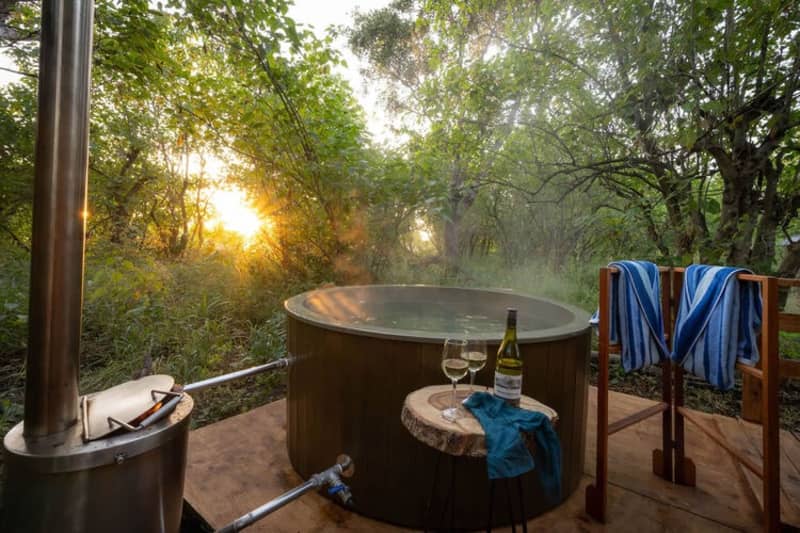 Kruger Untamed - Satara Plains Camp: Luxury Tent Stay for 2 People + All Meals + Local Beverages + 1 Daily Game Drive!