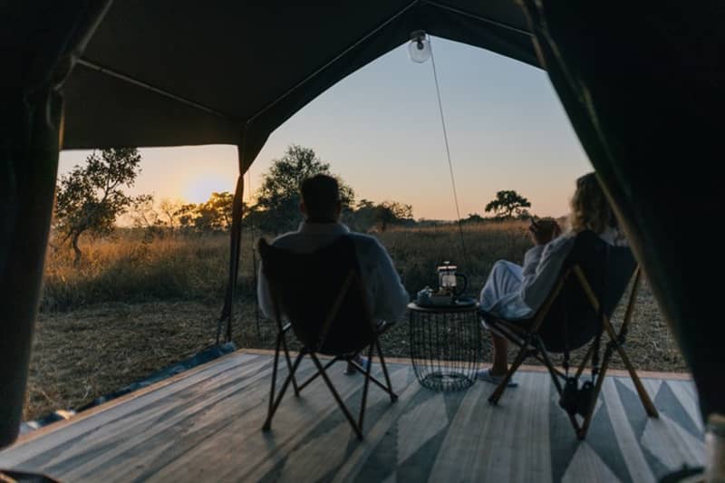 Kruger Untamed - Satara Plains Camp: Luxury Tent Stay for 2 People + All Meals + Local Beverages + 1 Daily Game Drive!