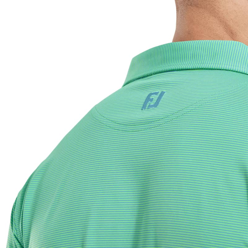 Men's Micro Feeder Stripe Lisle Polo
