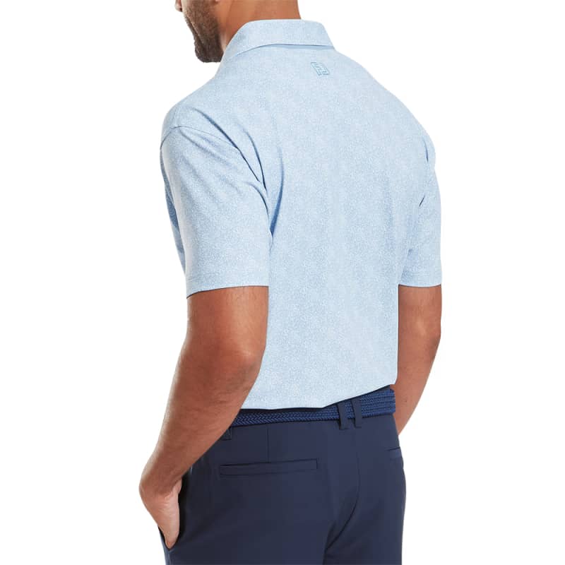Men's Speckle Print Pique Polo