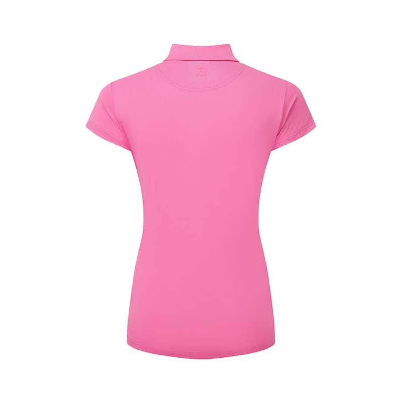 Ladies Cap Sleeve Lisle Polo