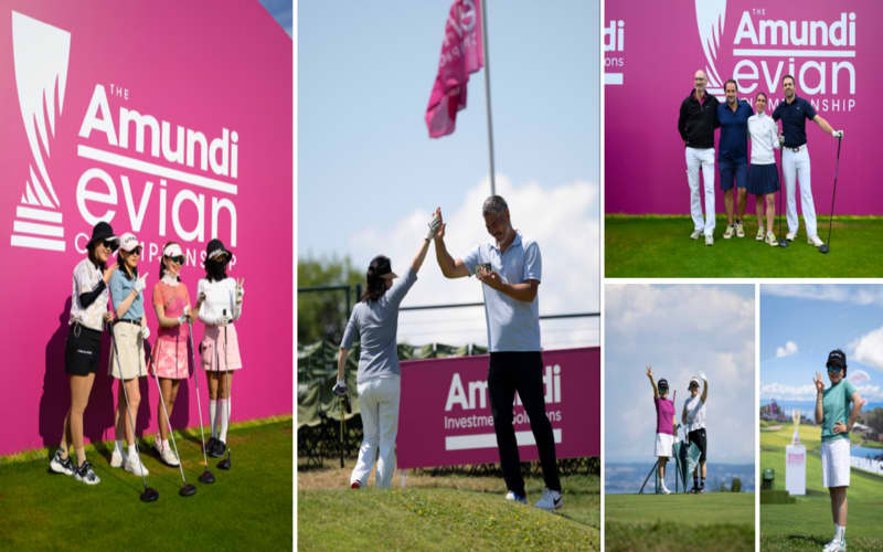 The Amundi Evian Championship 9-12 July: Official Hospitality Packages: 1. The 16th 2. The Lake Club. 3. The 5th Round