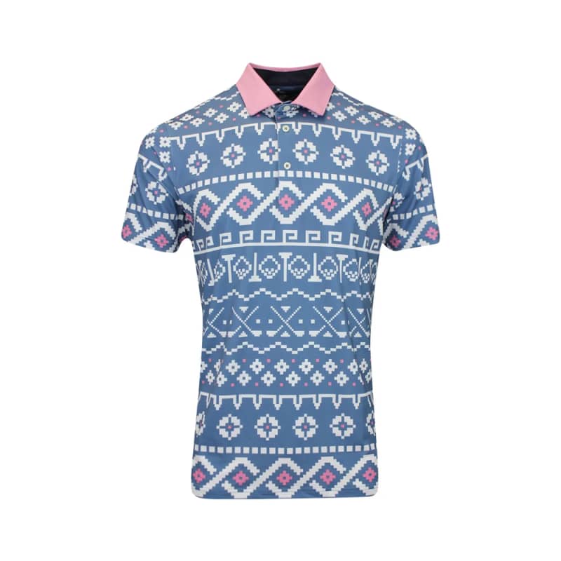 Men's Fair Isle Print Polo