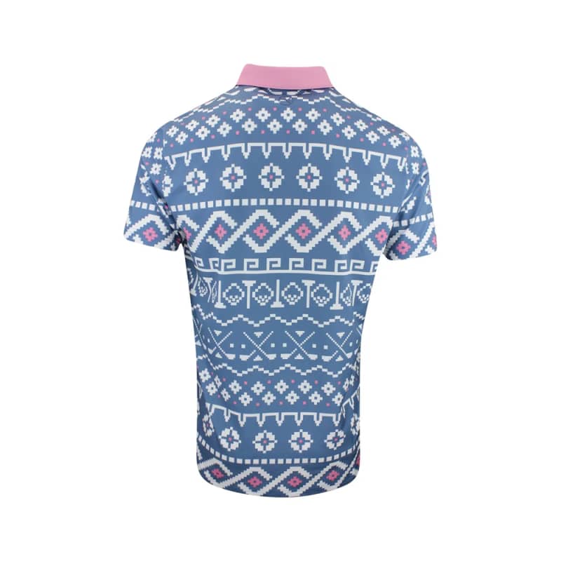 Men's Fair Isle Print Polo