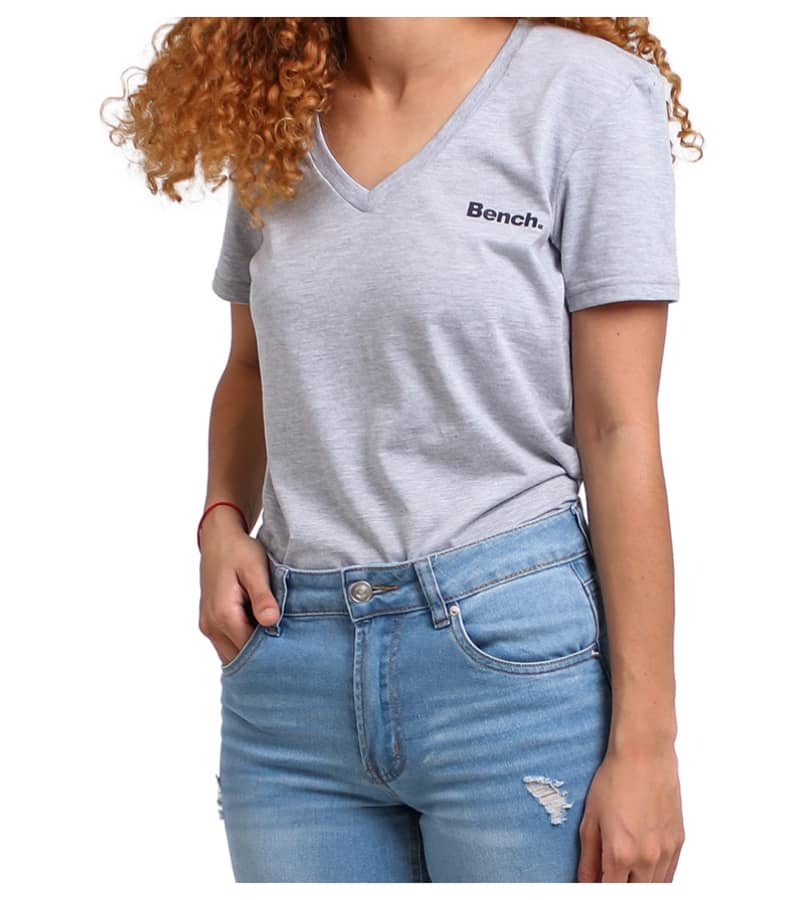 Bench Ladies Rachel V Neck Short Sleeve Tee