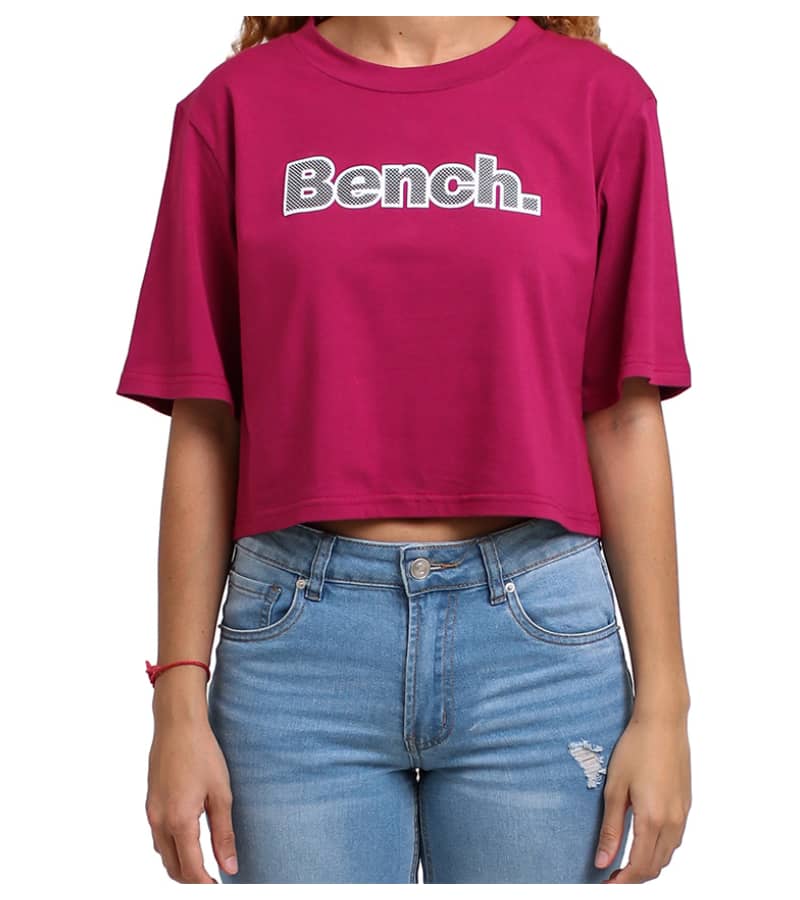 Bench Ladies Kay Short Sleeve Cropped Tee