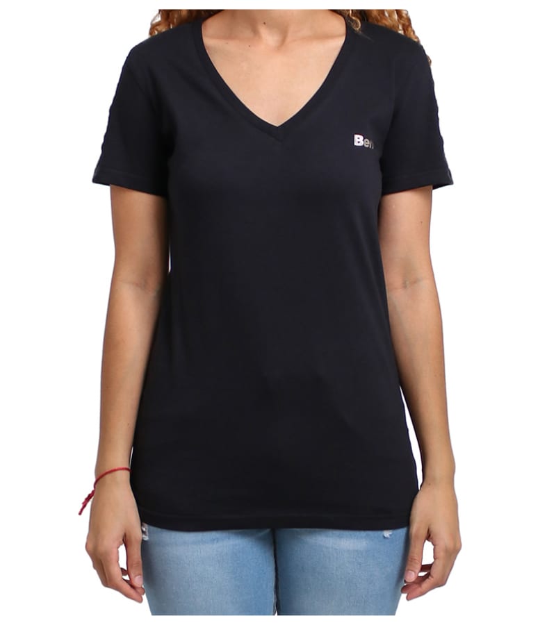 Bench Ladies Pix V Neck Short Sleeve Tee