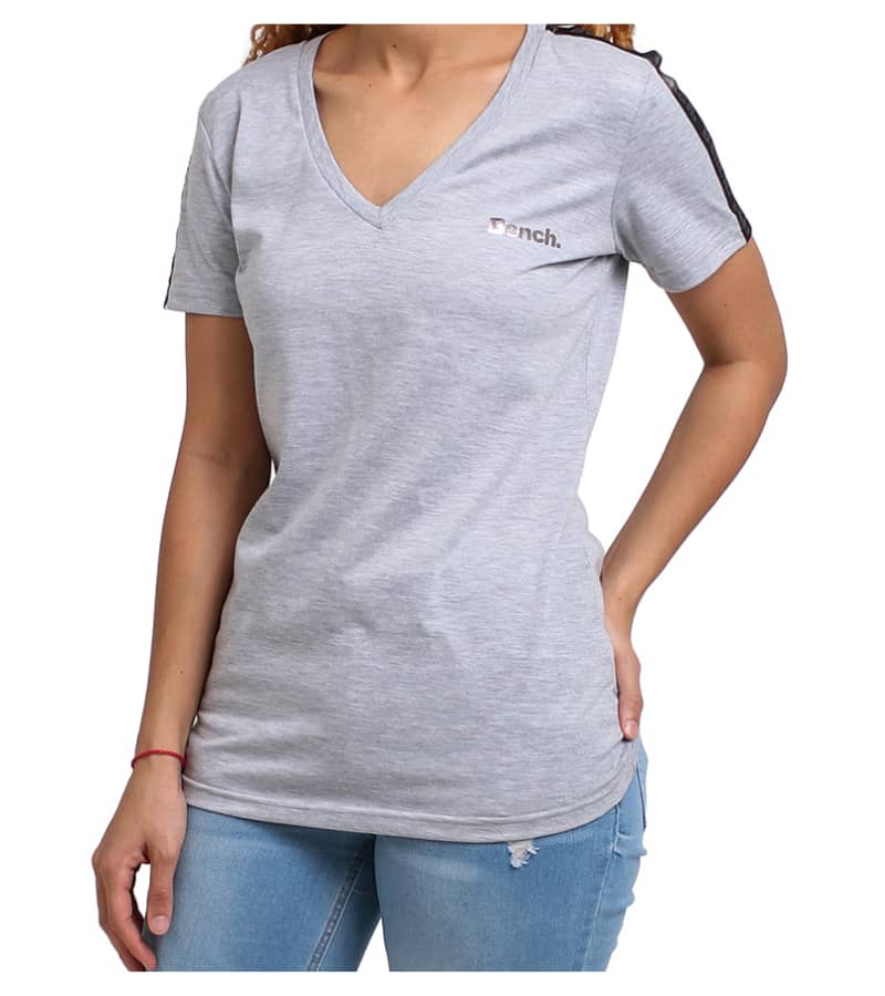 Bench Ladies Pix V Neck Short Sleeve Tee