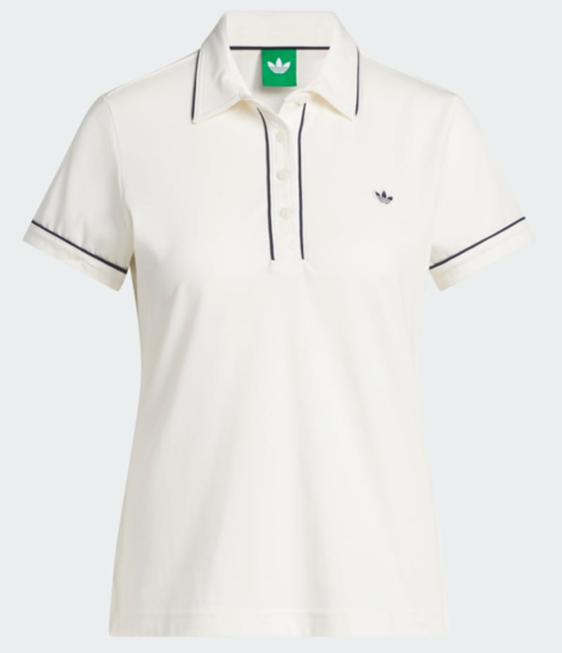 adidas Originals Solid White Ladies Polo