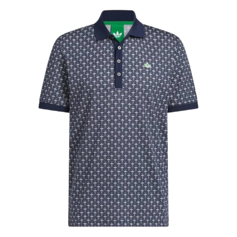 adidas Originals All Over Trefoil Men's Shirt (Indigo/White)