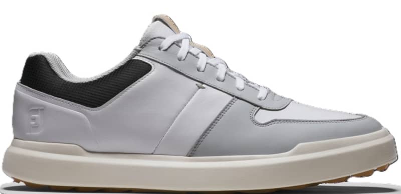  FootJoy Men's Contour Casual Shoes (White/Grey/Black)