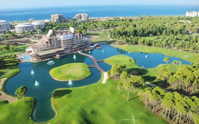 Turkey Golf Tour: 7 Night ALL-INCLUSIVE Stay at Sueno Golf Hotel + 4 Rounds of golf (Pines / Dunes) & Transfers!