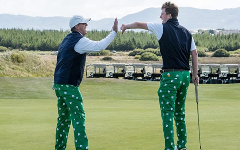 Ireland Father–Son Golf Tournament: 5 Night Stay at the award winning Trump International Golf Links & Hotel, Doonbeg, Ireland + Golf on Lahinch and Trump International Golf links + Breakfasts & more!