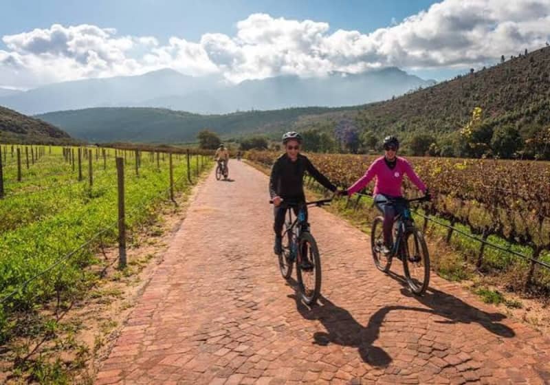 A Must Try Experience at Franschhoek: E-Bike & Wine Tour from only R3 844 per Person Sharing