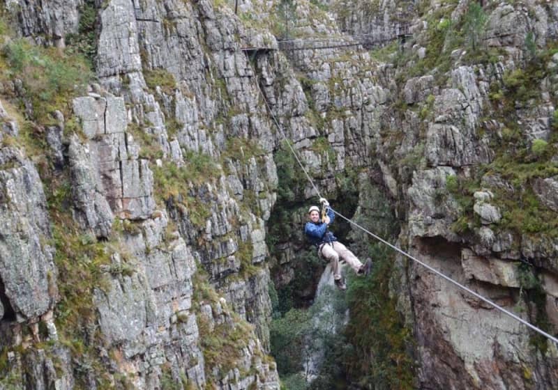 Experience Cape Canopy Tour in Elgin Valley: Wine Tasting + Lunch from only R3 644 per Person Sharing!