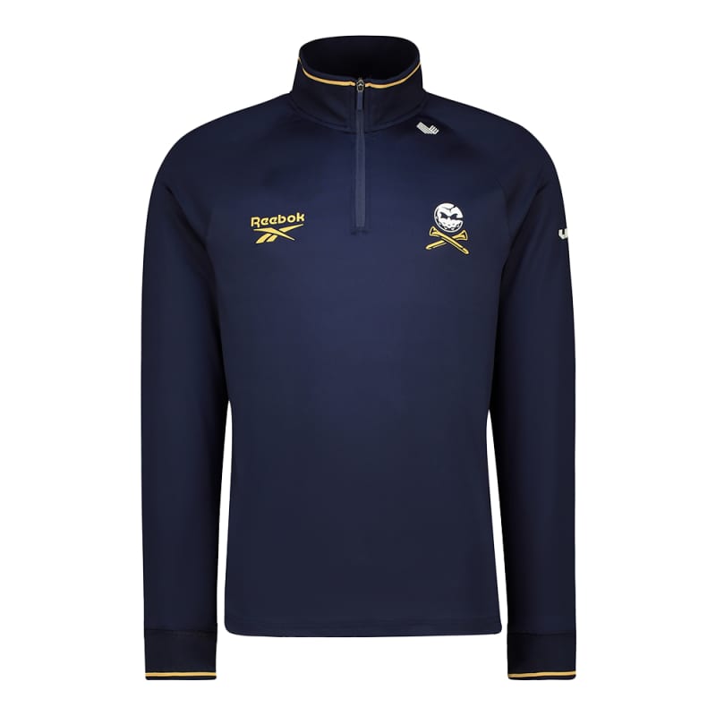 Reebok Men's Long Sleeve 1/4 Zip W/Tipping