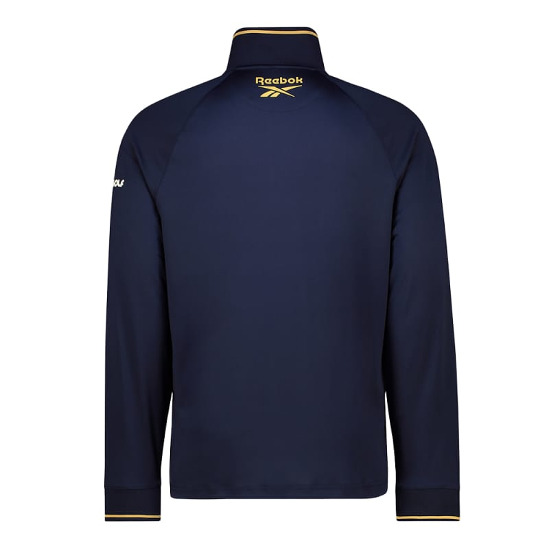 Reebok Men's Long Sleeve 1/4 Zip W/Tipping