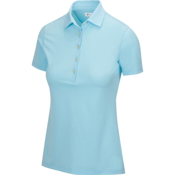 Greg Norman Freedom Micro Pique Stretch Ladies Blue Shirt