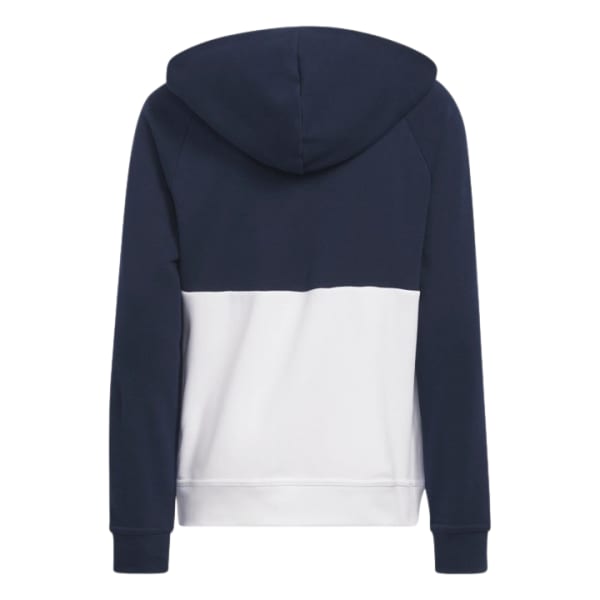 adidas Juniors Colourblock Navy Hoodie