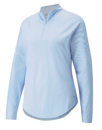 Puma Shine Quarter Zip Ladies Serenity Pullover 