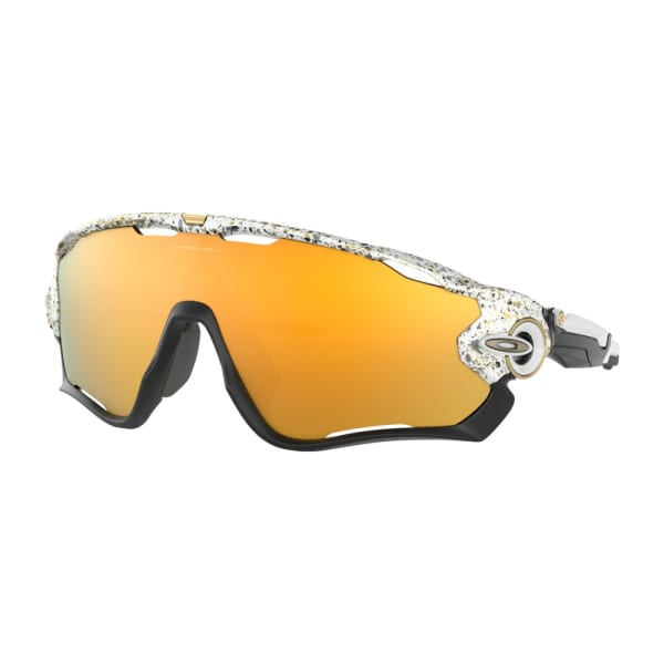 Oakley Jawbreaker 24k Iridium Splatter White Sunglasses