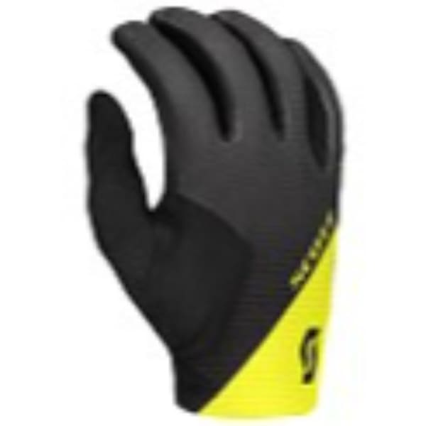 Scott Ridance Yellow Grey Long Finger Gloves