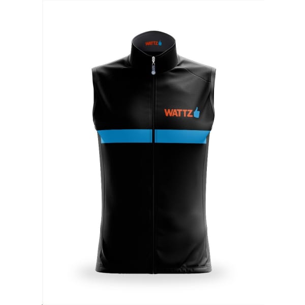 Wattz Men&#039;s Black/Orange Amplify Ride On Gilet