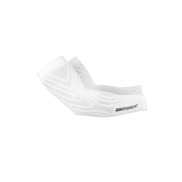 Assos Unisex White Armfoil Evo 8 UV Arm Sleeve