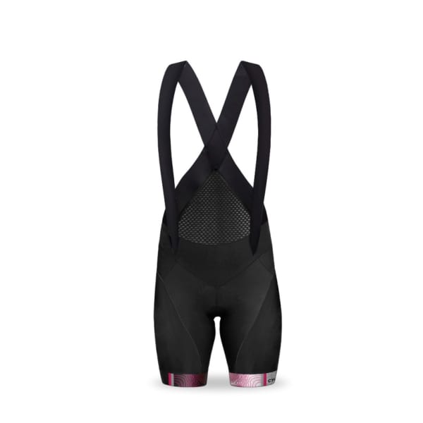 Cycle Lab Ladies Black Grey Thermal Bibshorts