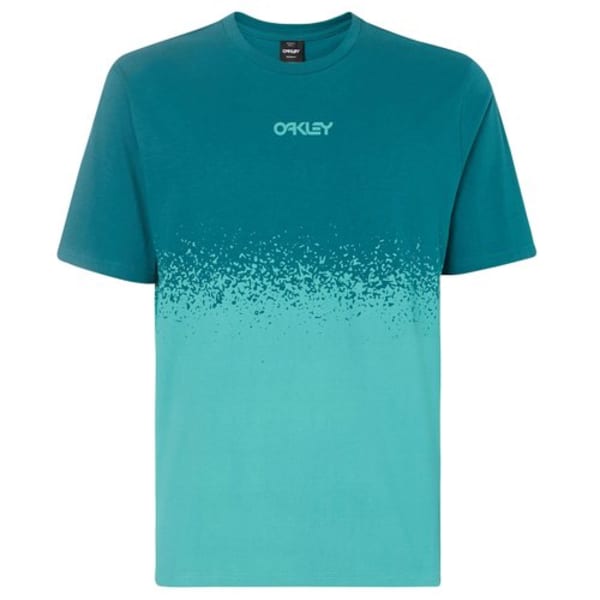 Oakley Uptown Downtown Pixel Gradient Men&#039;s Petrol Short Sleeve Tee 