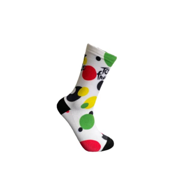 Tour de France Multi Colour Polka Dot Socks